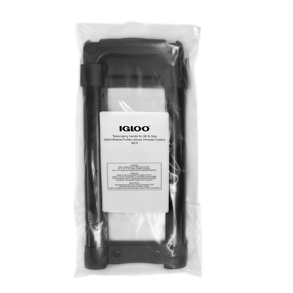 Igloo Replacement Telescoping Handle for Approx. 14"H x 6.25"W x 2"D, Black