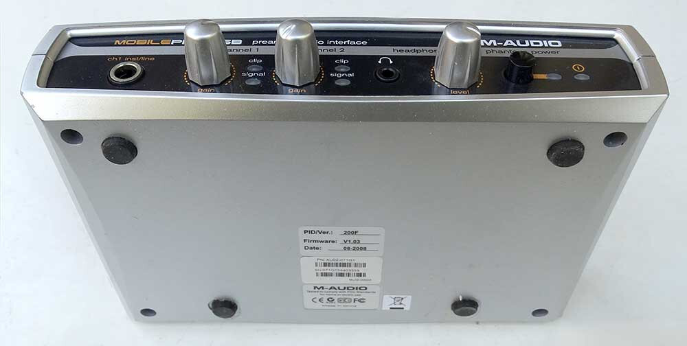 MobilePre USB Preamp Audio Interface M-Audio Mobile Pre Tested Working V 1.03
