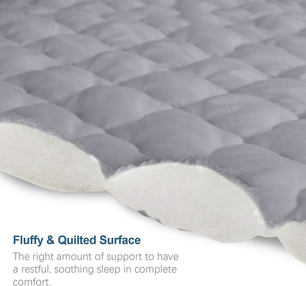 Waterproof Quilted Mattress Cover Pad Protector Multi-Size Absorbent Topper