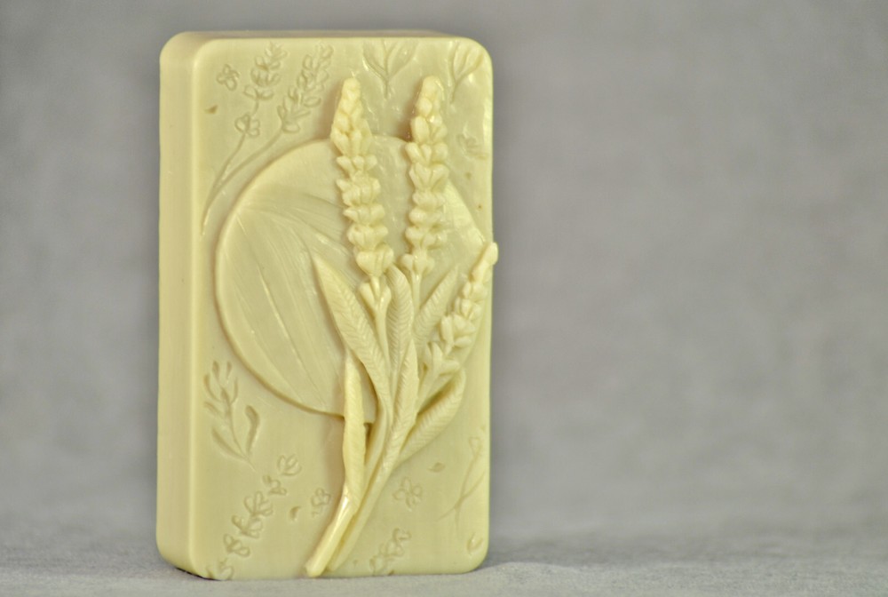 LAVENDER SILICONE MOLD for soap making and other crafts
