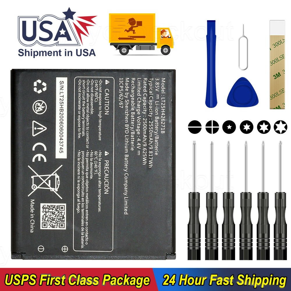 For BLU View 1 B100DL Battery LT25H426271B Replacement Tool USA