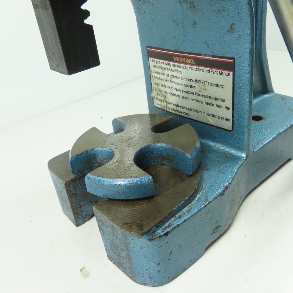 No. 1 Mandrel Bench Mount Arbor Press 4" Throat