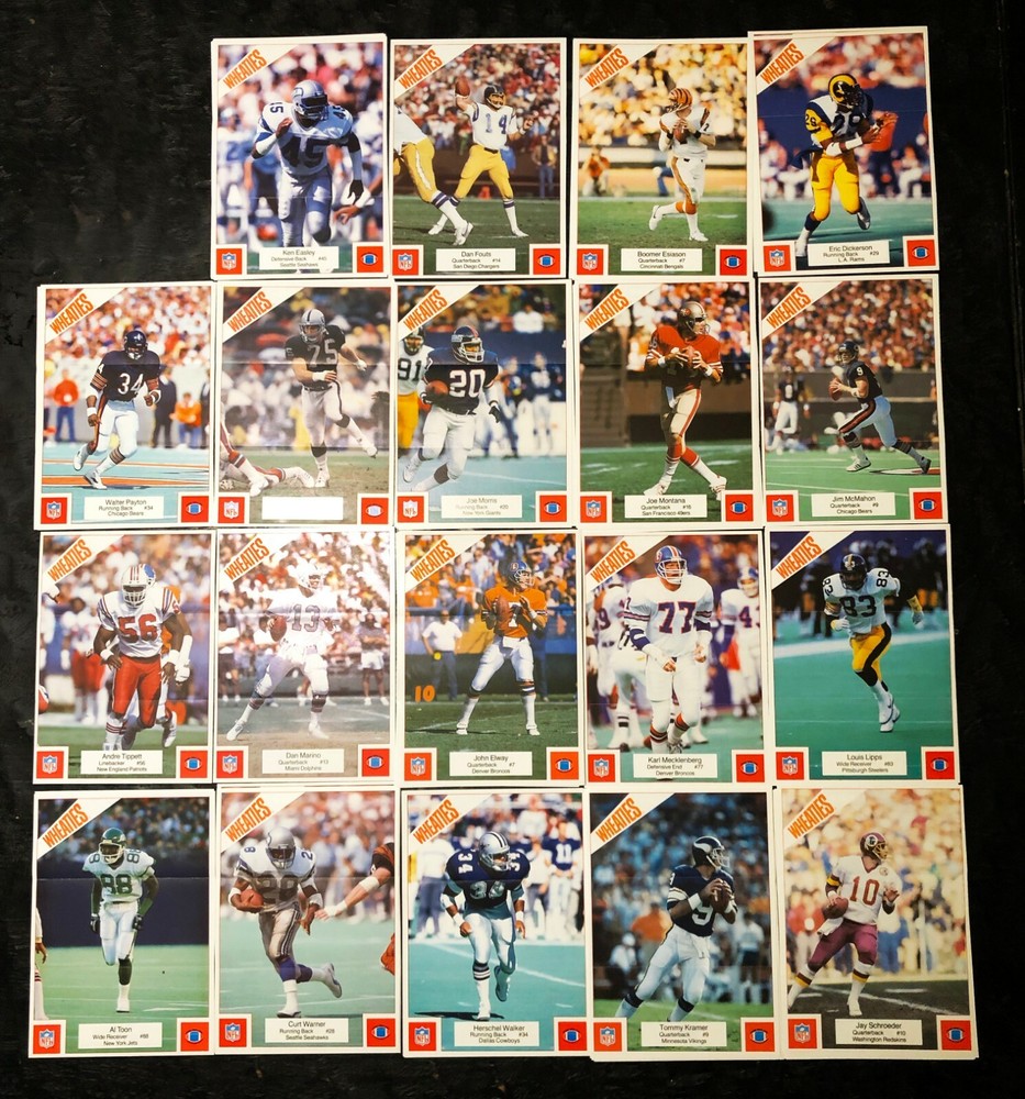 1987 Wheaties NFL Posters - Take Your Pick!