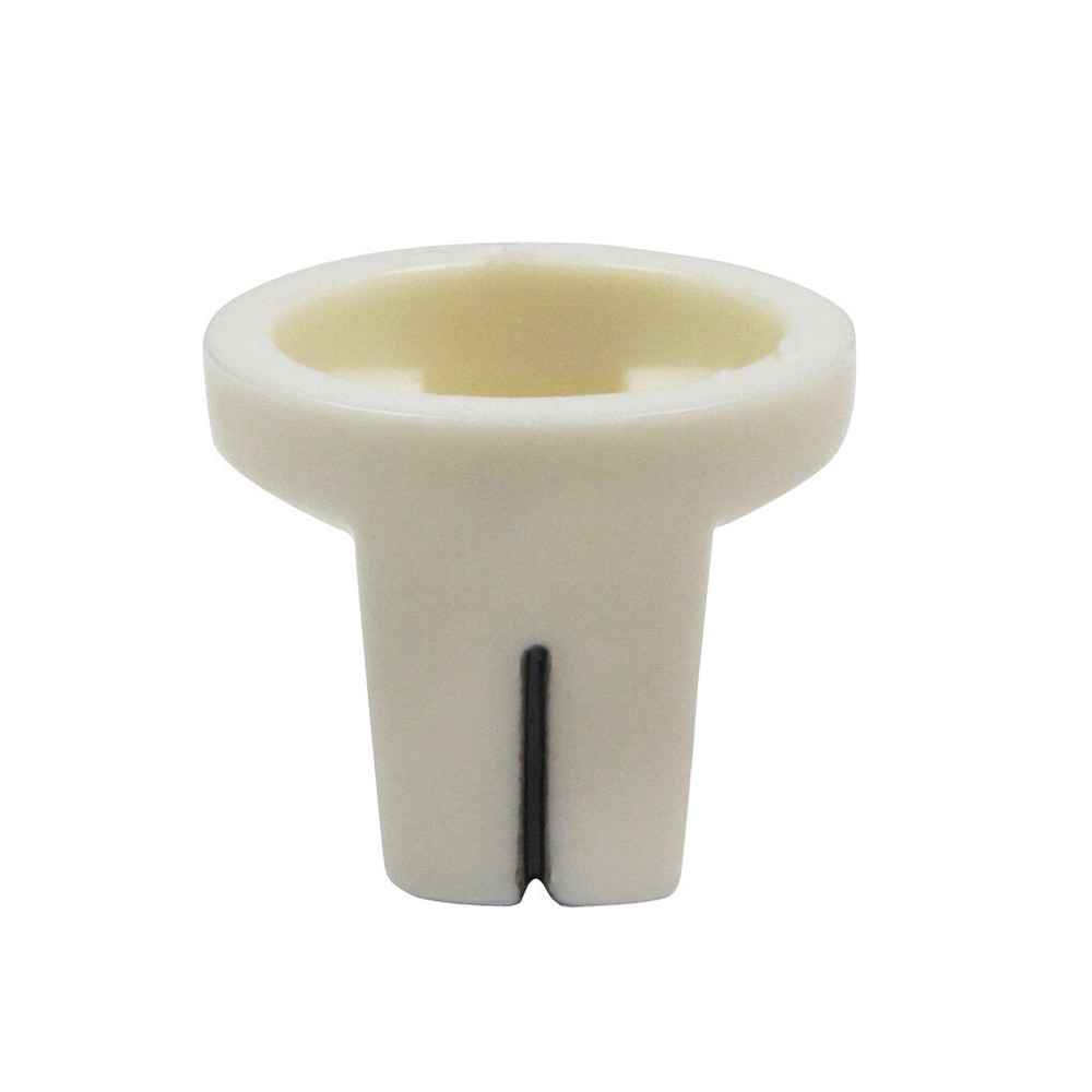 24PCS Plastic Guitar Amplifier Amp Knobs Effect Pedal Pointer Knobs Parts White
