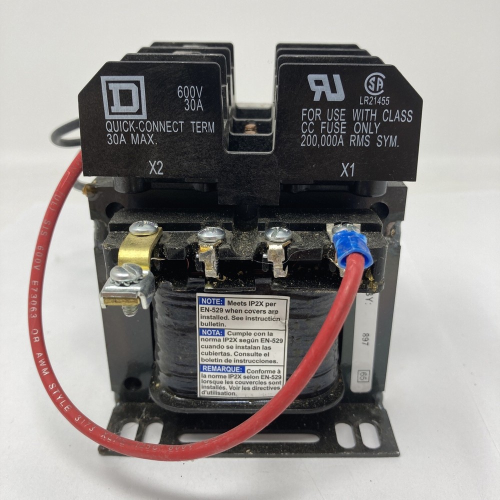 Square D 9070TF100D12 Control Transformer