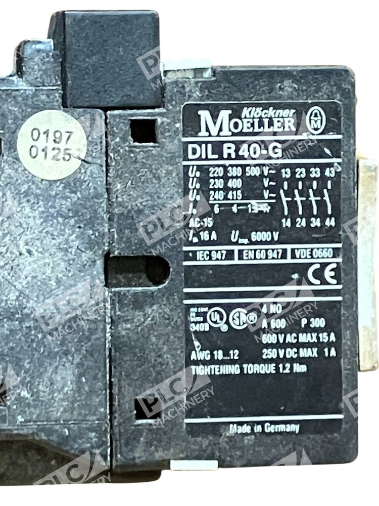 Klockner Moeller Contactor DILR40-G