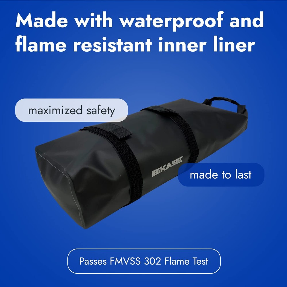 EBike Battery Bag - Mountable Waterproof & Fire Resistant Battery Storage for...