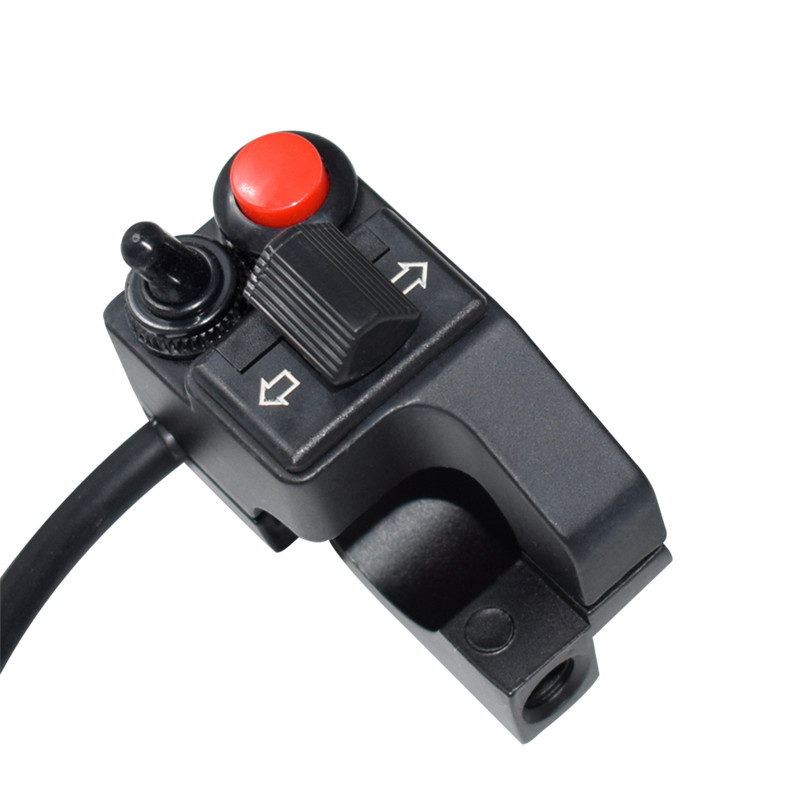 7/8" Aluminum Left Motorcycle Handlebar Switch For Winker Turn Signal Horn Beam