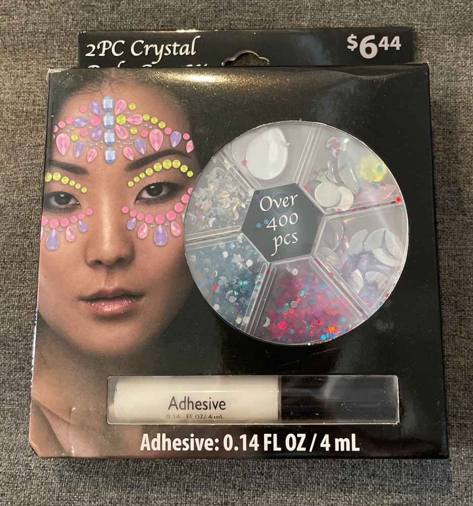 Body Gem Kit With Adhesive Over 400 Pcs