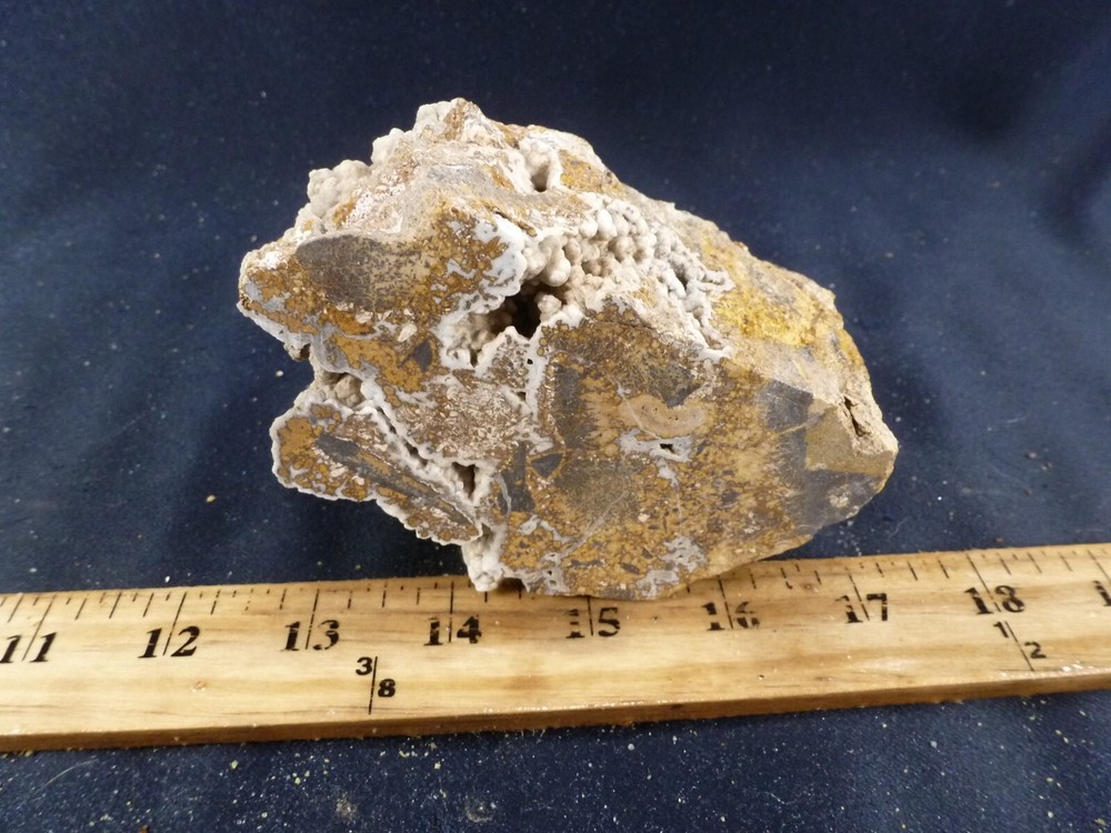 CSS: 1.12 lb Face Cut Piece Of Unknown Agate Rough Rock