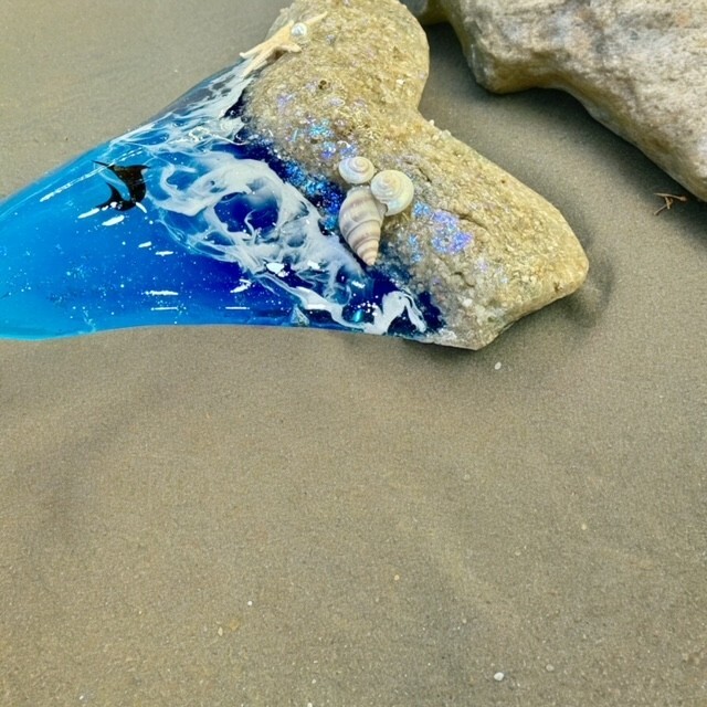 5" Megalodon Tooth Silicone Mold For Resin