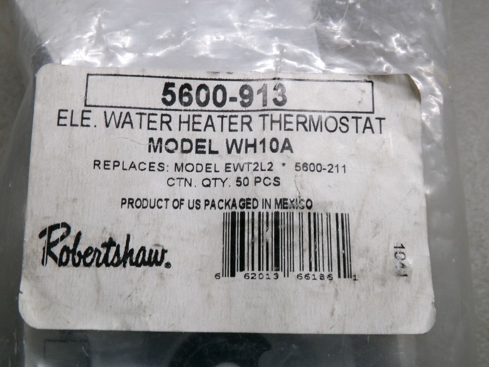 ROBERTSHAW 5600-913 ELECTRIC WATER HEATER THERMOSTAT WH10A