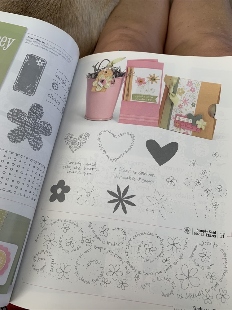 stampin up idea book catalog