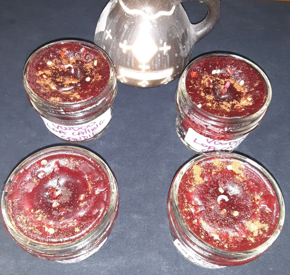 Loa Voodoo Vodou Calling And Communication Haunted Red Candle