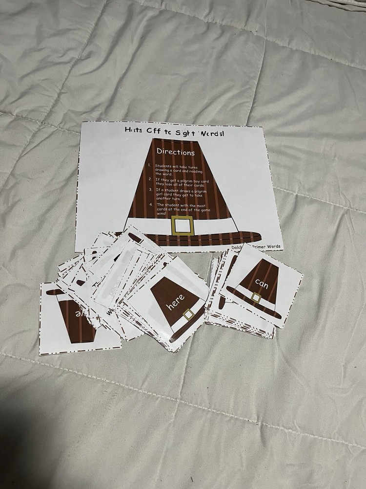 Thanksgiving Party Games 1st Grade