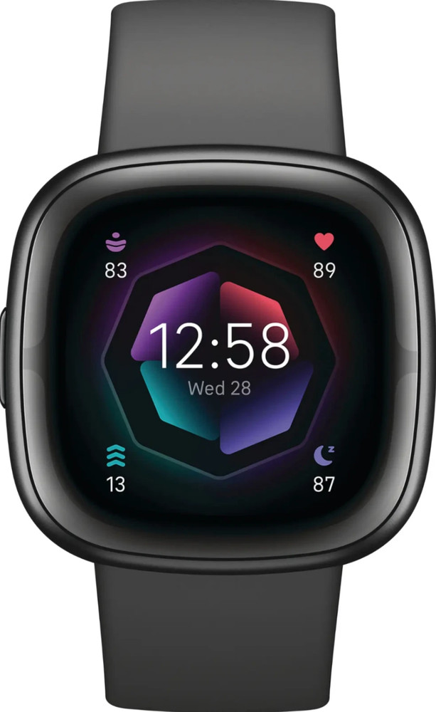 Fitbit Sense 2 – ECG, Heart Rate, GPS – Shadow Grey/Graphite – S & L Bands
