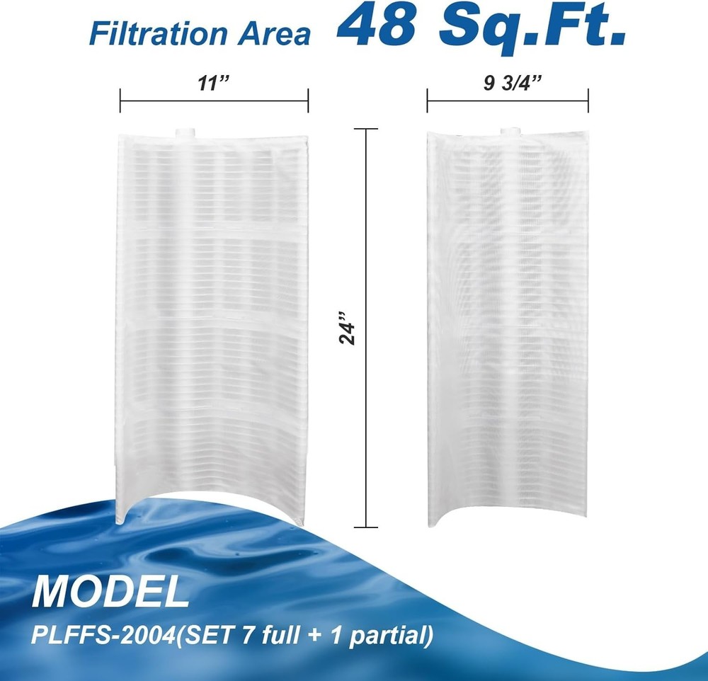 FS-2004 DE Grid Pool Filter Set (48 Sq.Ft) – Compatible with Unicel FS-2004, 24"