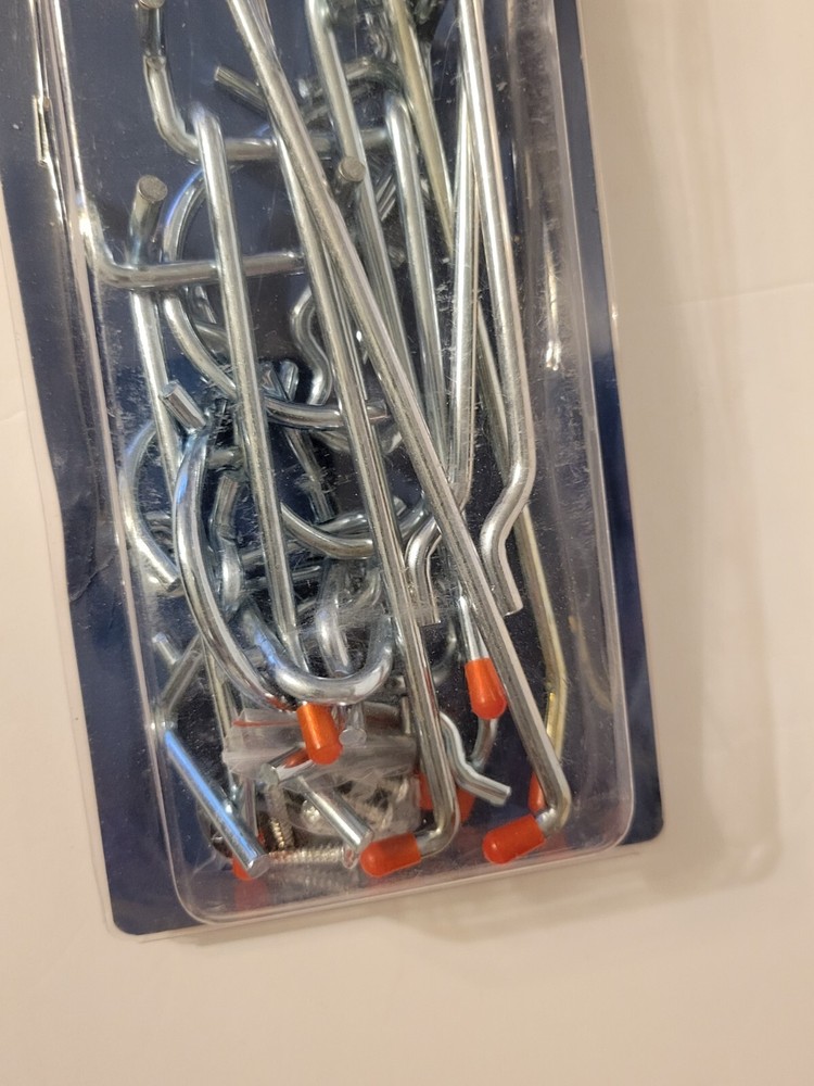 Storehouse Pegboard hooks 1/4" Pegboard Hooks 32 PC NEW