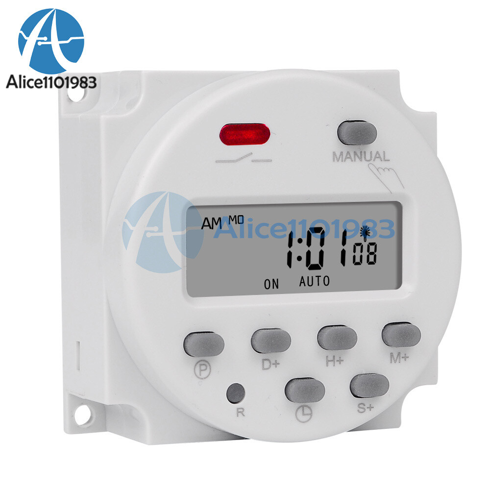 DC 12V 24V AC 110V CN101S Timer Switch Controller Automatic Cycle Timing Switch
