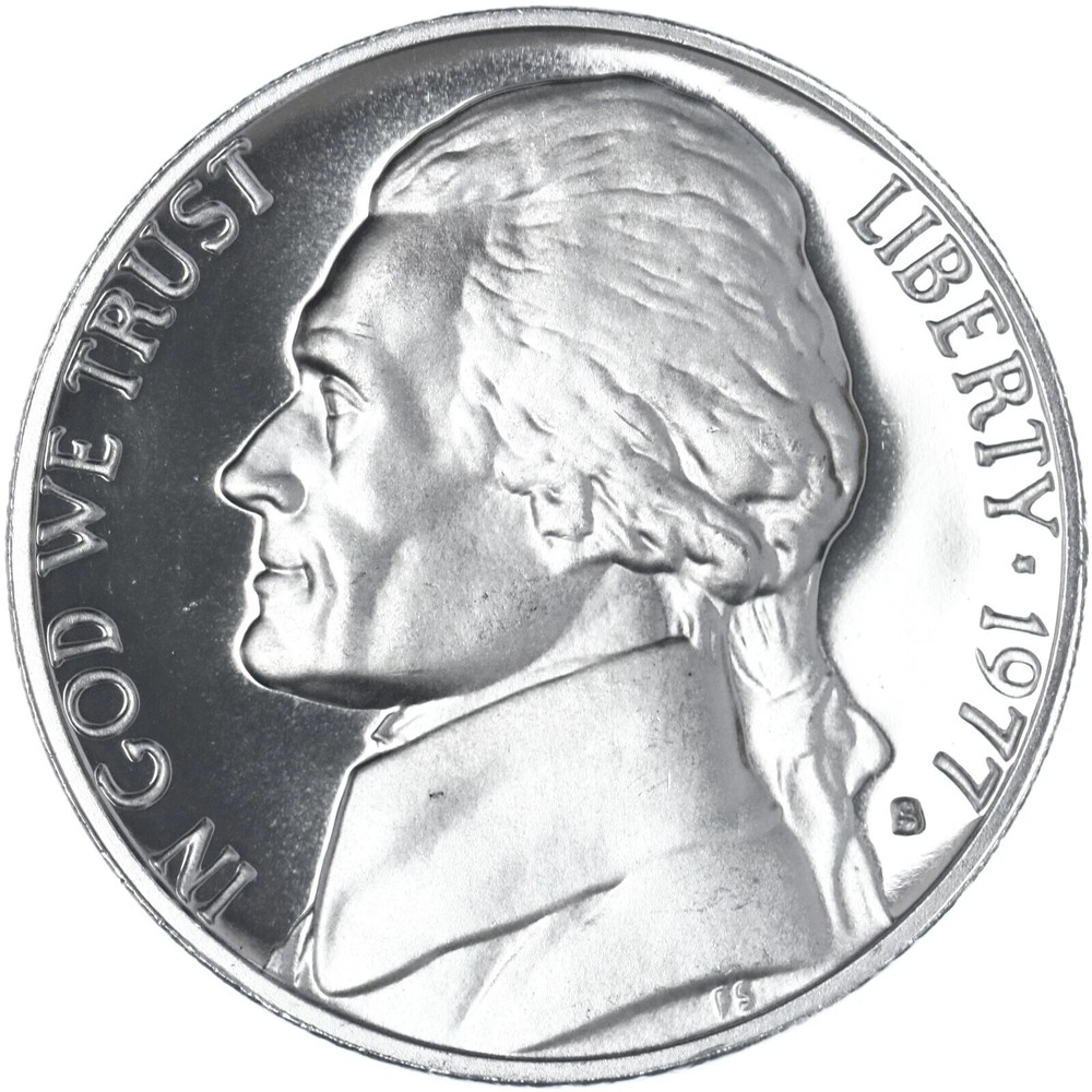 1977 S Proof Jefferson Nickel