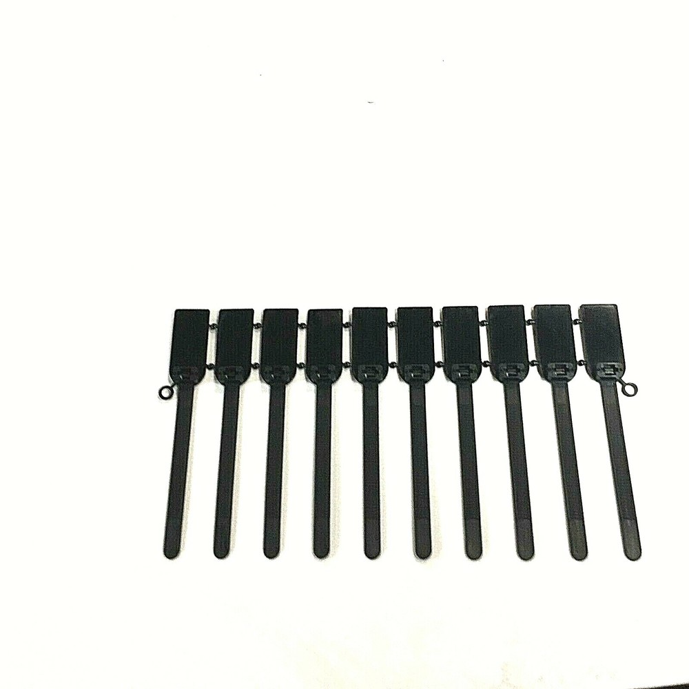 980N-R, Black Security Tags, (Pack of 20)