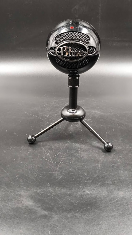 Blue Snowball USB Microphone Used Working Black