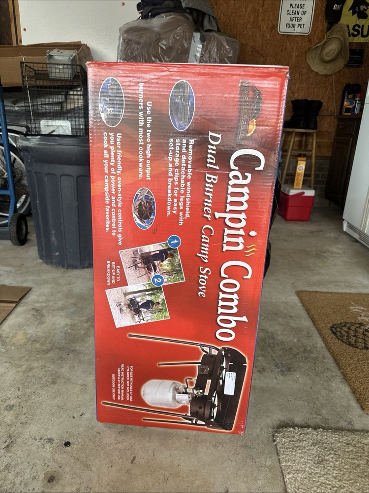 MASTERBUILT campin combo dual burner camp stove NEVER OPENED