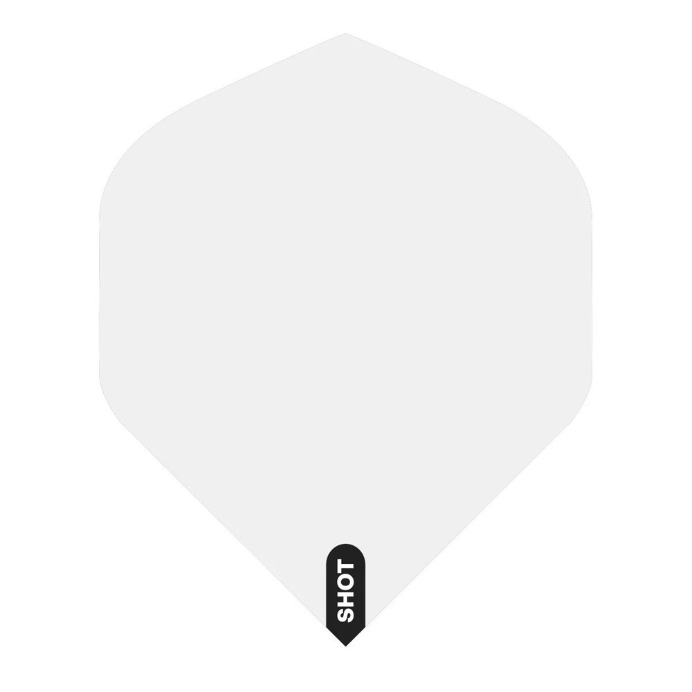 Shot Dart Flight Set Standard White