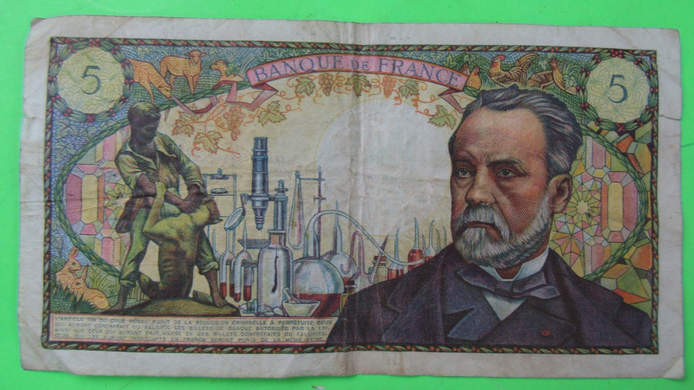 FRANCE, 5 FRANCES, P#146a, 1966