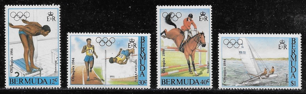 Bermuda Scott #'s 453 - 456 MNH