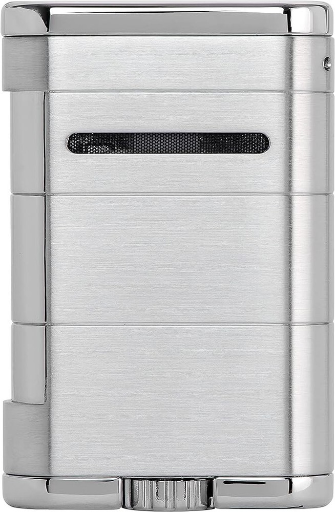 XIKAR Allume Triple Jet Tabletop Lighter, Silver