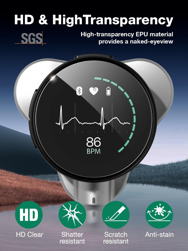 3-Pack for EKO CORE 500™ Digital Stethoscope Screen Protector [HD Clear Flexible