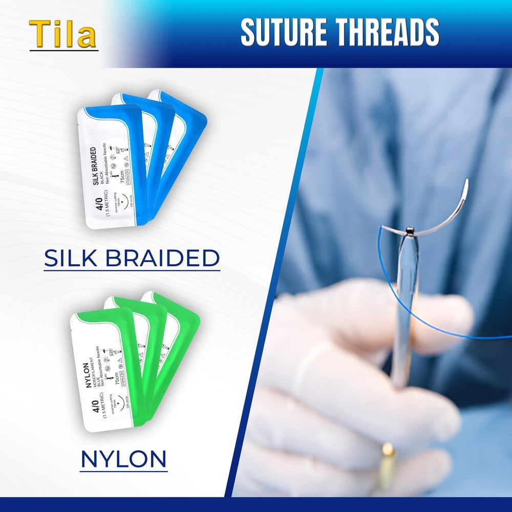 Suture Training Kit for Students – Educational Suturing Practice Set with Sil...