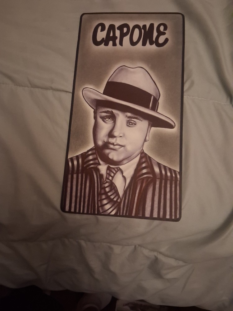Portrait Of Capone Done In Pen