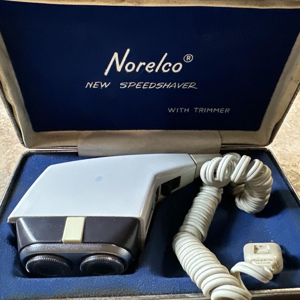 Vintage Norelco Speedshaver With Trimmer Preowned