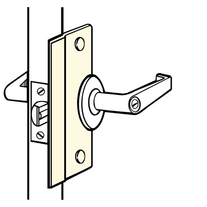Don-Jo SLP-206-DU Out Swing Latch Protector