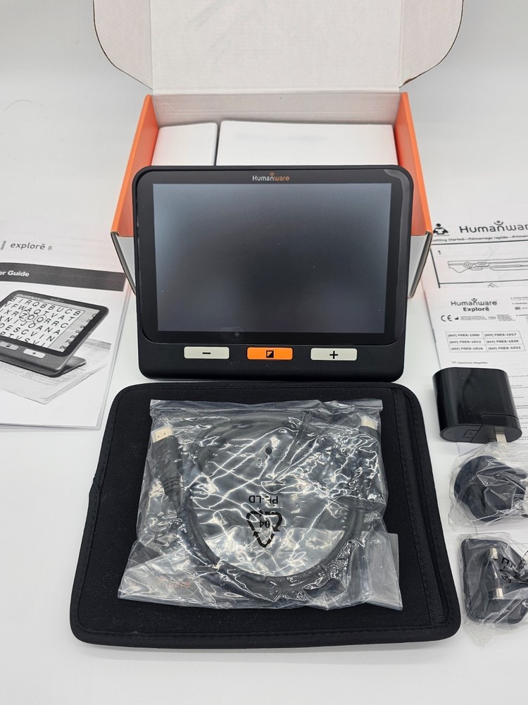 Humanware Explore 8 8" Digital Magnifier Dual 21MP Camera Mint