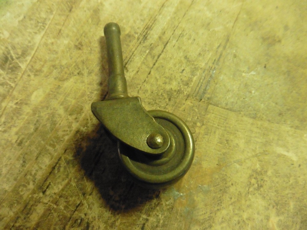 Vintage steel  caster roller swivel