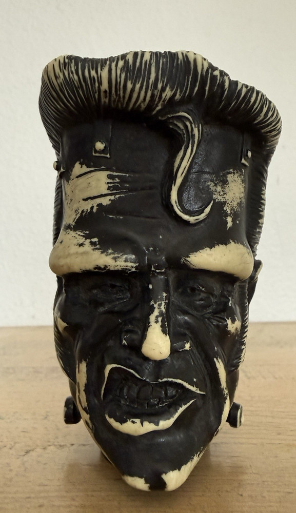 Halloween Witch Frankenstein Heads