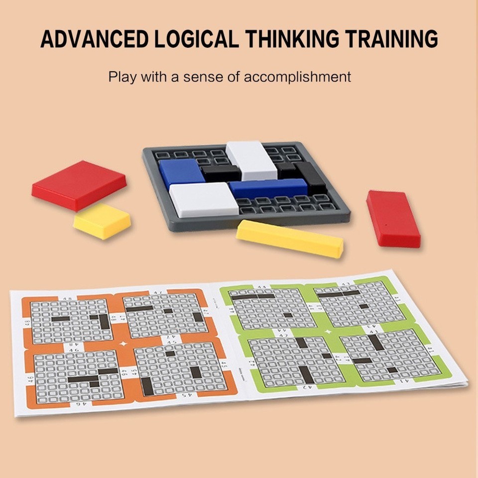 Logic Puzzle Brain Teaser Game For Kids Adults,88 Challenges 4 Difficulty Level