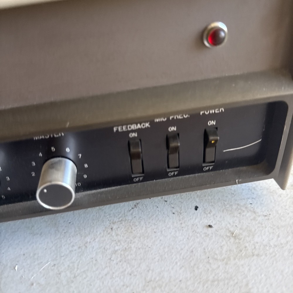 Lafayette PA-25 Solid State Microphone/Phono Amplifier Powers On Untested