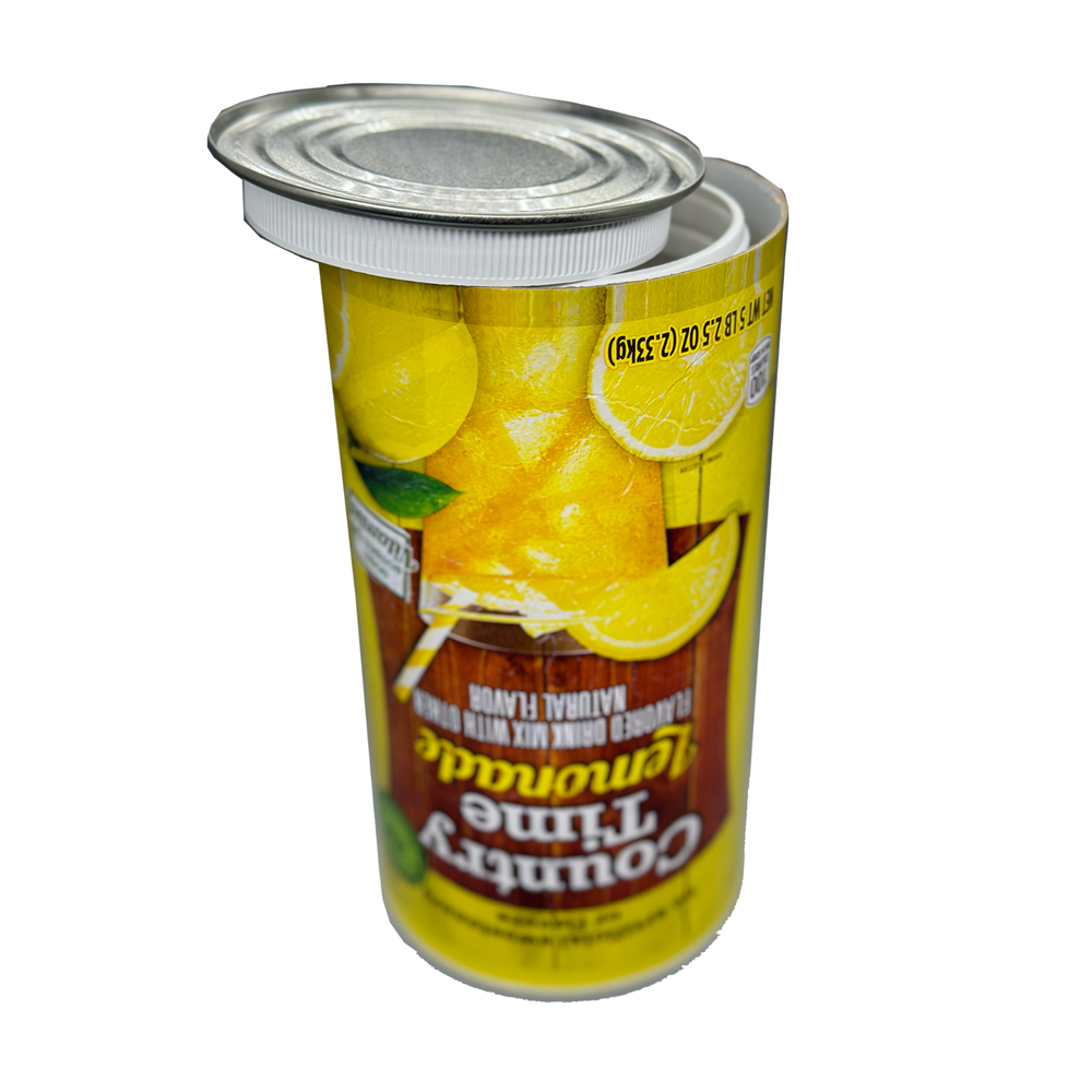 Stash Can- Secret Storage Container- Lemonade (Store Valuables)