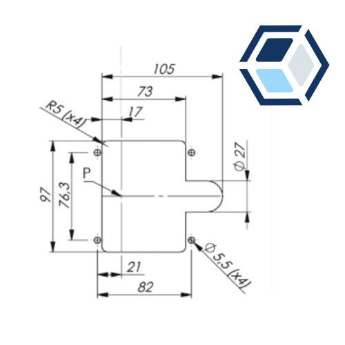 Vector Locking T handle Compression Latch - Set of 2