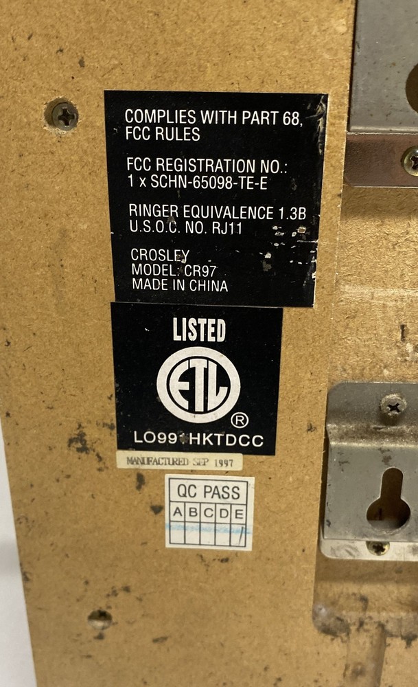 Crosley Wall Rotary Phone CR97