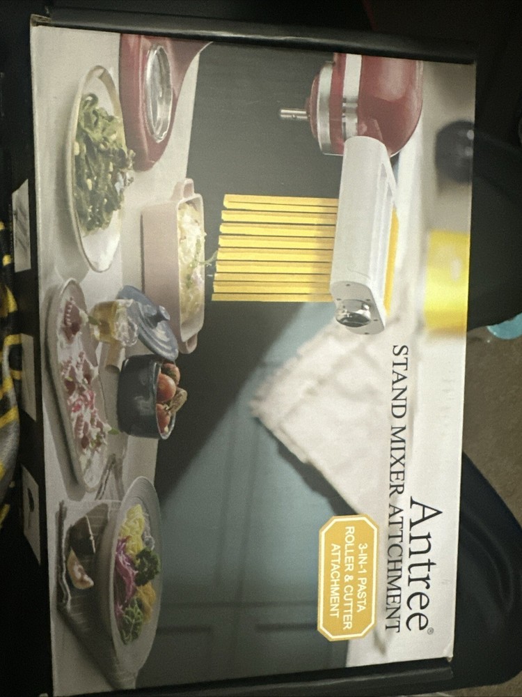 ANTREE Pasta Maker 3 in 1 pasta sheet roller & cutter set