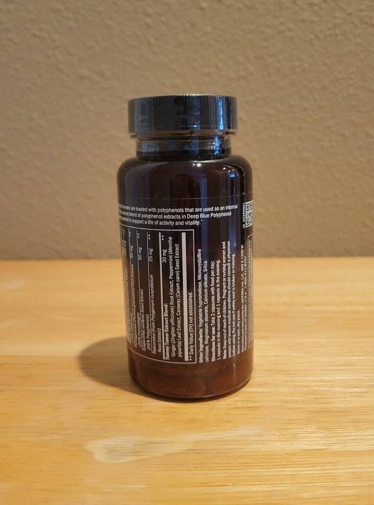 Deep Blue Polyphenol Complex - 60 Veg Capsules - Exp 2025