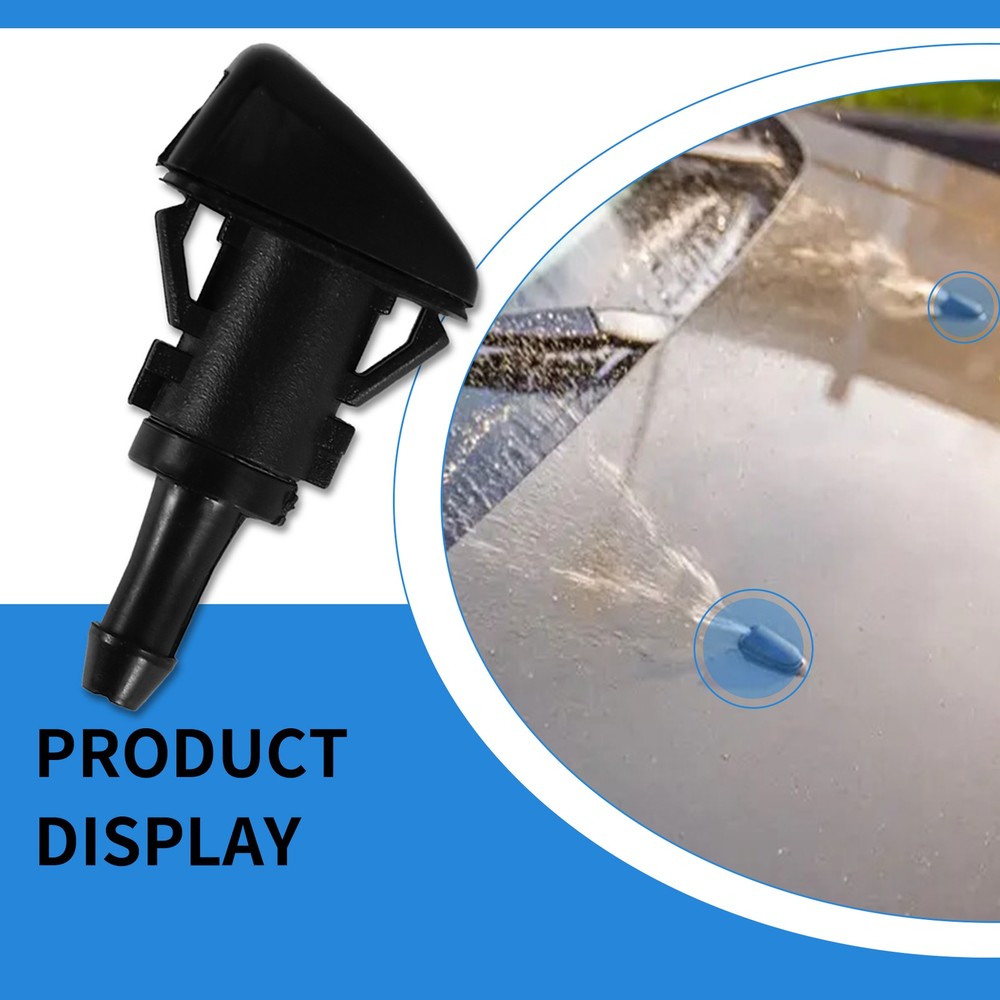 4 Pack Front Windshield Washer Nozzles Wiper Kit Replacement for 9933