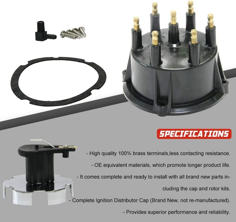 Direct Fit Distributor Cap for MerCruiser Thunderbolt IV & V - 1-