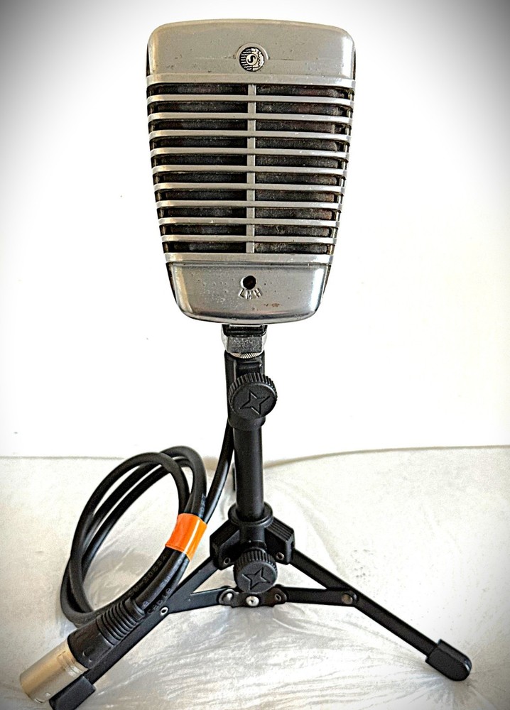 Vintage 1970's Shure 51S Sonodyne Dynamic Microphone, original element, working