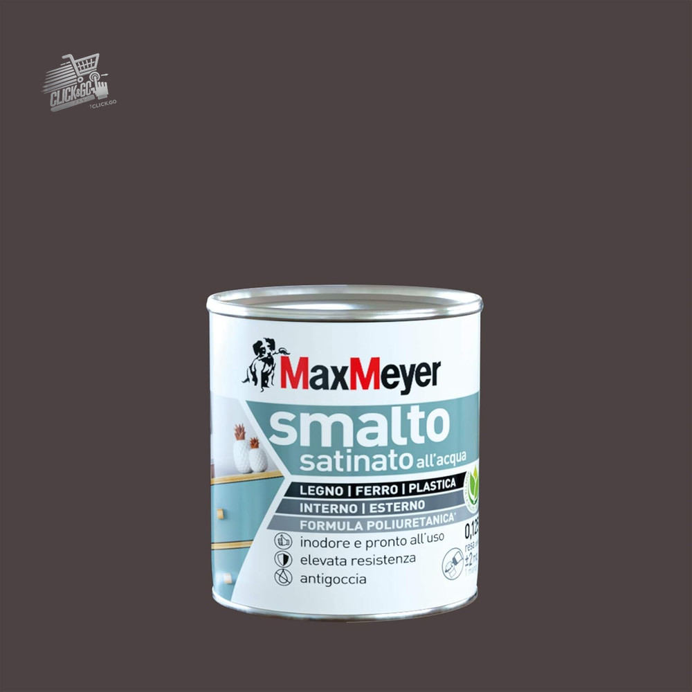 Brown Satin Polyurethane Water Enamel 0.125L